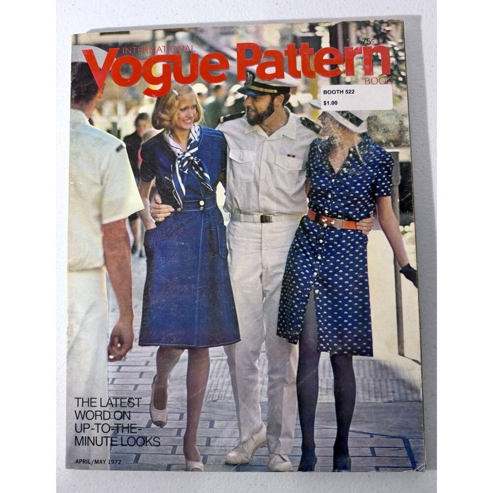 Vogue Pattern Vintage Sewing Magazine Select issues 1972-75
